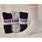 1 DOZEN SIZE 13-15 PHYSICIANS CHOICE ASST COLORS DIABETIC CREW SOCKS  SWALSKPC13AST