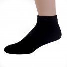 1 DOZEN SIZE 10-13 PHYSICIAN'S CHOICE BLACK DIABETIC LOWCUT SOCKS   SWALSKPLC10BLK