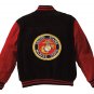 SZ LARGE Rothco MA-1 Suede Flight Jacket - Red Marines  9595