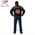 SZ LARGE Rothco Marines Leather Jacket  7477