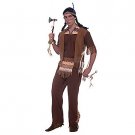 SZ (One Size) Native American Brave Adult Costume - SWWHC70059F