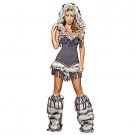 SZ Small Sexy Native American Temptress Deluxe Indian Adult Costume  - SWWHCRM4427