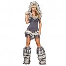 SZ Large Sexy Native American Temptress Deluxe Indian Adult Costume  - SWWHCRM4427