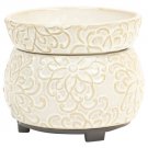 Cream Floral 2 in 1 Candle Warmer  SWEDCW248