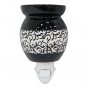Fleur-De-Lis Tart/Oil Plug In Warmer - Black  - SWEDTW568