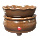 Chocolate Brown Candle Warmer 2 in 1  SWEDCW229