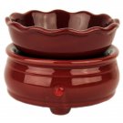 Burgundy Candle Warmer 2 in 1  SWEDCW231