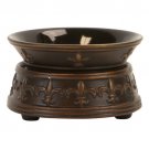 2 in 1 Candle Warmer - Fleur-De-Lis Design  SWEDCW243