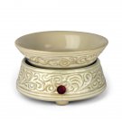 Cream 2 in 1 Antique Design Candle Warmer  SWEDCW707