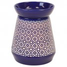 Tall Tart Warmer Lamp - Blue Flower Design  SWEDCW779