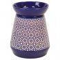 Tall Tart Warmer Lamp - Blue Flower Design  SWEDCW779