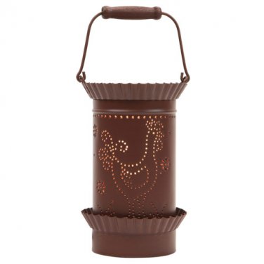 Tin Lantern Style Tart Warmer - Rooster SWEDCW914