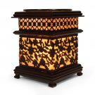 Metal Asian Floral Style Oil Warmer  SWEDOA254