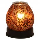 Touch Lamp Style Glass Oil Warmers - Cheetah Print  SWEDOA344
