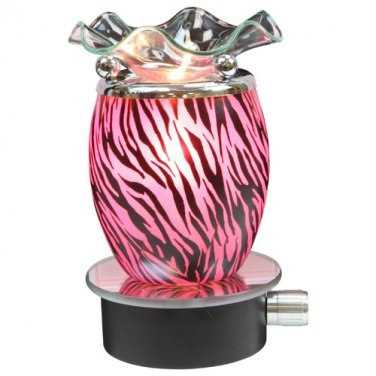 Pink Tiger Print Plug In Oil Warmer  SWEDOP8006