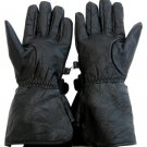 SZ X LARGE Genuine Solid Leather Gauntlet Motorcycle Gloves SWHH139-XL