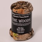 Camouflage 60" x 80" Cashmere Fleece Twin Size Blankets  SWED3001Camo