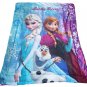 42" x 54 Frozen Bicolor Fleece Crib Blanket  SWEDFrozenBicolorSherpa