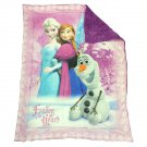 42" x 54" Disney Frozen Hearts Sherpa Fleece Crib Blanket  SWEDFrozenHearts