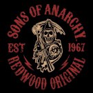 79" x 96" Queen Size Son's of Anarchy Mink Blanket   SWEDSOARed