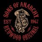 79" x 96" Queen Size Son's of Anarchy Mink Blanket   SWEDSOARed