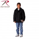 SZ Large  Rothco Kids U.S. Navy Type Wool Peacoat 7068