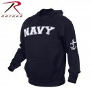 SZ 2XL Rothco Military NAVY Embroidered Pullover Hoodie 2058