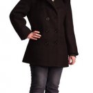 SZ XS Rothco Women's Navy Type Black Wool Peacoat 7038