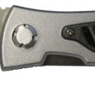 8 Inch Silver-Grey Pocket Knife with Clip SWDSIDF139