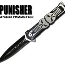 PUNISHER Spring Assisted Rescue Knife  SWDSIDF565