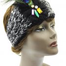 KNITTED HEAD BAND HAIR ACCESSORY  SWRUBDAH0069BLK