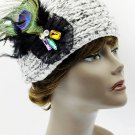 KNITTED HEAD BAND HAIR ACCESSORY  SWRUBDAH0069WHT