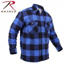 SZ Small Rothco Extra Heavyweight Buffalo Plaid Sherpa-lined Flannel Shirts - 3739