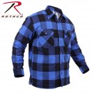 SZ Large Rothco Extra Heavyweight Buffalo Plaid Sherpa-lined Flannel Shirts - 3739