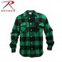 SZ  4X Large Rothco Extra Heavyweight Buffalo Plaid Flannel Shirts - 4740