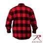 SZ 4X Large Rothco Extra Heavyweight Buffalo Plaid Flannel Shirts - 4740