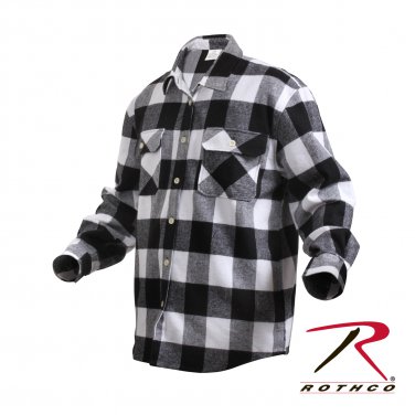 SZ Small Rothco Extra Heavyweight Buffalo Plaid Flannel Shirts - 4739