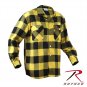 SZ Medium Rothco Extra Heavyweight Buffalo Plaid Flannel Shirts - 4649