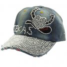 SWRUBHAH277007BBLU- TEXAS HIP HOP HAT AND CAP