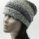 SWRUBDAH20258BLK - CROCHETED WINTER BEANIE HAT AND CAP