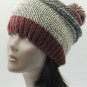 SWRUBDAH20633BUR - POM POM WINTER BEANIE HAT AND CAP