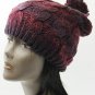 SWRUBDAH20744PUR - POM POM WINTER BEANIE HAT AND CAP