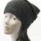 SWRUBDAH2874BLK - CROCHETED WINTER BEANIE HAT AND CAP