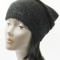 SWRUBDAH2874BLK - CROCHETED WINTER BEANIE HAT AND CAP