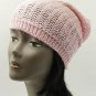 SWRUBDAH2874PNK - CROCHETED WINTER BEANIE HAT AND CAP