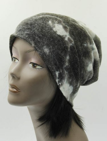 SWRUBDAH6572GRY - DOUBLE LAYER BEANIE HAT AND CAP