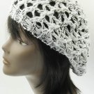 SWRUBDAH2210BKW- CROCHETED BERET HAT AND CAP