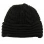 SWRUBBTH4212BLK- DOUBLE LAYERED WINTER BEANIE HAT AND CAP