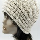 SWRUBBTH4212IVY- DOUBLE LAYERED WINTER BEANIE HAT AND CAP
