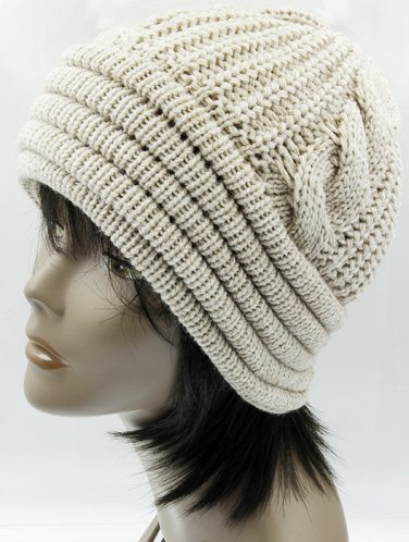 SWRUBBTH4212IVY- DOUBLE LAYERED WINTER BEANIE HAT AND CAP